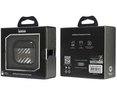 Apple AirPods 3 Audi IML Sport Cover (AUS-IMLAP3-RSQ/D1-BK) dėklas ausinėms juodos spalvos