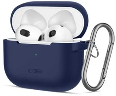 Apple AirPods 3 Tech-Protect silikoninis dėklas ausinėms mėlynos spalvos