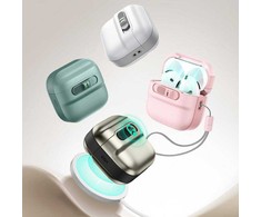 Apple AirPods 4 ESR Pulse Halolock Magsafe dėklas jūsų ausinėms juodos spalvos