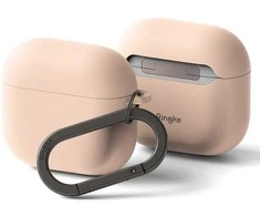 Ringke AirPods 4 dėklas Silicone Rožinė Sand