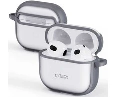 Apple AirPods 4 Tech-Protect Magmat dėklas jūsų ausinėms pilkos spalvos