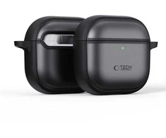 Apple AirPods 4 Tech-Protect Magmat dėklas jūsų ausinėms juodos spalvos