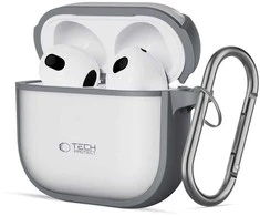 Apple AirPods 4 Tech-Protect Magmat dėklas jūsų ausinėms pilkos spalvos