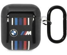 Apple AirPods BMW Multiple Colored Lines (BMA222SWTK) ausinių dėklas juodos spalvos