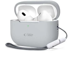 Apple AirPods Pro 1 / 2 Tech-Protect silikoninis Crayon dėklas ausinėms pilkos spalvos