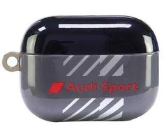 Apple AirPods Pro 2 Audi IML Sport Cover (AUS-IMLAPP2-RSQ/D1-BK) dėklas ausinėms juodos spalvos