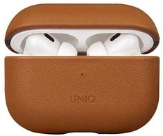 UNIQ dėklas Terra AirPods Pro 2 gen.Genuine Leather (2022/2023) rudos spalvos