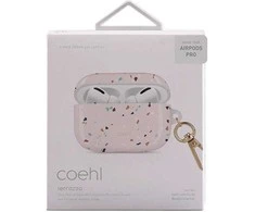 UNIQ dėklas Coehl Terrazzo AirPods Pro rožinės spalvos