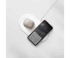 UNIQ dėklas Lino AirPods ProSilicone llevandų spalvos