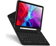 Apple iPad 10.2 (7gen / 8gen / 9gen) USAMS Winro klaviatūra (IP1027YR01) dėklas planšetiniam kompiuteriui juodos spalvos