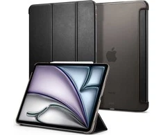 Spigen Smart Fold, juodos spalvos – Apple iPad Air 13″ 2024/2025/2026