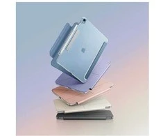 UNIQ dėklas Camden Click Apple iPad Air 13" (2024/2025) mėlynos spalvos