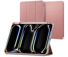 Spigen Urban Fit dėklas skirtas Apple iPad Pro 11" 5 / 6 / 2024-2025 – rožinės spalvos