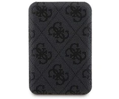 Dėklas „Guess GUBPM5N614GEMGK“ rinkinys, skirtas Apple iPhone 11 6.1“ kietam dėklui ir išorinei baterijai, 5000mAh, „MagSafe“ juodos spalvos 4G, metalinis, su rankena.