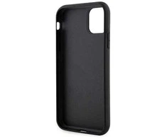 Karl Lagerfeld KLHCN61G2CPK Apple iPhone 11 /Xr 6.1″ juodos spalvos kietas dėklas Glitter Choupette Patch