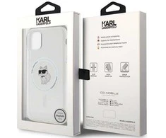 Apple iPhone 11 Karl Lagerfeld dėklas IML Choupette MagSafe (KLHMN61HFCCNOT) skaidrus