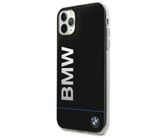 BMW BMHCN58PCUBBK Apple iPhone 11 Pro 5.8″ juodos spalvos kietas dėklas Signature Printed Logo