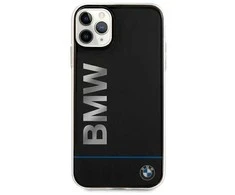 BMW BMHCN58PCUBBK Apple iPhone 11 Pro 5.8″ juodos spalvos kietas dėklas Signature Printed Logo