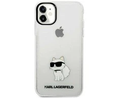 Karl Lagerfeld KLHCN61HNCHTCT Apple iPhone 11/ Xr 6,1″ skaidrus kietas dėklas Ikonik Choupette