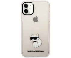 Karl Lagerfeld KLHCN61HNCHTCP Apple iPhone 11/ Xr 6,1″ rožinės spalvos kietas dėklas Ikonik Choupette