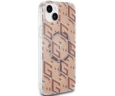 GUESS GUHMP15SHGCUSTGW IPHONE 15/14/13 6.1" RUDAS / RUDAS KIETAS DĖKLAS IML GCUBE MAGSAFE