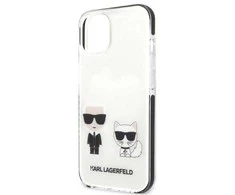 Karl Lagerfeld KLHCP13STPEKCW Apple iPhone 13 mini 5,4″ kietas dėklas baltos spalvos Karl&Choupette