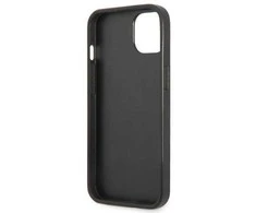 Apple iPhone 13 Mini Karl Lagerfeld dėklas Saffiano Plaque juodos spalvos