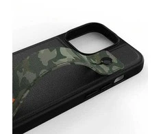 Adidas OR Hand Strap dėklas Apple iPhone 13 Pro/13 6,1″ juodos spalvos-žalios spalvos 47111