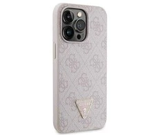 Apple iPhone 13 Pro Guess dėklas Crossbody 4G Metal Logo (GUHCP13LP4TDSCPP) rožinės spalvos