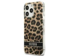 Apple iPhone 13 Pro Guess dėklas Leopard (GUHCP13LHSLEOW) rudos spalvos