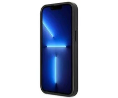 Apple iPhone 13 Pro Guess dėklas Saffiano 4G Small Metal Logo (GUHCP13LPS4MK) juodos spalvos