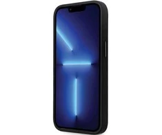 Apple iPhone 13 Pro Karl Lagerfeld silikoninis dėklas Ikonik Metal Pin (KLHCP13LSMHKNPK) juodos spalvos