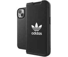 Adidas OR Booklet Dėklas BASIC Apple iPhone 14/ 15 / 13 6.1″ juodos spalvos baltos spalvos 50181