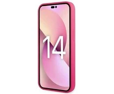 Karl Lagerfeld KLHCP14MSRSGRCF Apple iPhone 14 Plus / 15 Plus 6,7″ kietas dėklas rožinės spalvos Silicone RSG