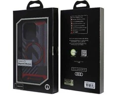 Apple iPhone 14 Pro Audi dėklas IML Sport MagSafe Case (AU-IMLMIP14P-RSQ/D2-BK) juodos spalvos