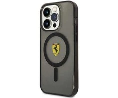 Ferrari FEHMP14LURKK Apple iPhone 14 Pro 6,1″ juodos spalvos kietas dėklas Translucent Magsafe