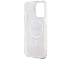 Apple iPhone 14 Pro Max Guess dėklas 4G MagSafe (GUHMP14XH4STP) rožinės spalvos