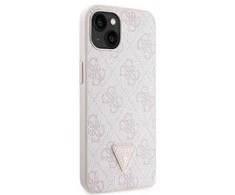 Apple iPhone 14 Pro Max Guess dėklas Crossbody 4G Metal Logo (GUHCP14XP4TDSCPP) rožinės spalvos