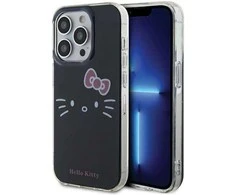 Hello Kitty HKHCP14XHKHLK Apple iPhone 14 Pro Max 6.7″ juodos spalvos kietas dėklas IML Kitty Face