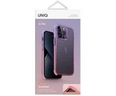 UNIQ Combat Duo Dėklas Apple iPhone 14 Pro 6,1″ lilac lavender-rožinės spalvos
