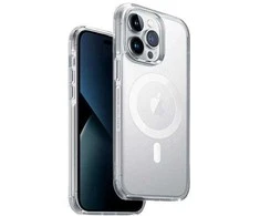 UNIQ Combat Dėklas Apple iPhone 14 Pro 6,1" Magclick Charging satino skaidrus