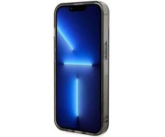 Apple iPhone 15 Karl Lagerfeld dėklas IML Ikonik MagSafe juodos spalvos