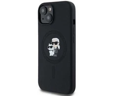Karl Lagerfeld KLHMP15MSCMKCRHK Apple iPhone 15 Plus / 14 Plus 6.7″ juodos spalvos kietas dėklas Silicone Karl & C