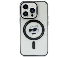 Apple iPhone 15 Plus Karl Lagerfeld dėklas IML Choupette`s Head MagSafe (KLHMP15MHCHNOTK) skaidrus