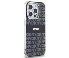 Apple iPhone 15 Pro DKNY dėklas IML Mono & Stripe MagSafe (DKHMP15LHRHSEK) juodos spalvos