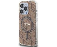 GUESS GUHMP15XHGCUSTGW IPHONE 15 PRO MAX 6.7" RUDAS/RUDAS KIETAS DĖKLAS IML GCUBE MAGSAFE