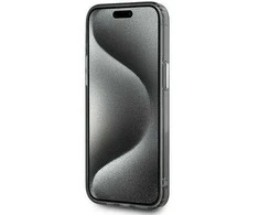 Dėklas Karl Lagerfeld KLHMP15XHMCKMHK Apple iPhone 15 Pro Max 6.7″ juodos spalvos IML Monogram Karl&amp;Choupette Head M
