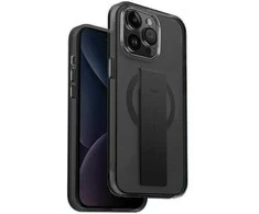 UNIQ Heldro Mag Apple iPhone 15 Pro Max 6.7″ Magclick Charging dėklas juodos spalvos vapour smoke