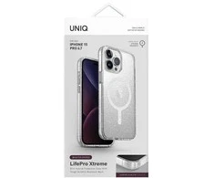 UNIQ dėklas LifePro Xtreme Apple iPhone 15 Pro Max 6.7" Magclick Charging skaidrus