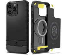 Dėklas SPIGEN RUGGED ARMOR MAGSAFE IPHONE 15 PRO MATTE Juodas